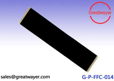 China 40P Pitch 0.5mm Black Flat Flexible Cables High Termperature Shielding Acetate Tape for sale