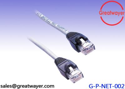 China White RJ45 Network Cable , 8 Pin rj45 Connector Male Cat5E Cap Cable Assembly for sale