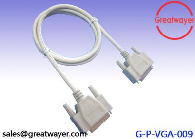 China UL 20276 24AWG Full 37 Pin HDB Video Graphics Array Male to Female Extension for Monitor for sale