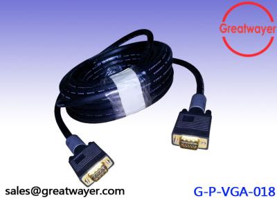 China Gold Plated Video Graphics Array HD15pin 3+6  AWM Wiring Diagram , Vga Connector Cable for sale