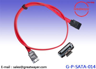 China SATA 7 Pin Male / Wire Harness Cable /  Serial Drive Assembly 30V 80C 26AWG for sale