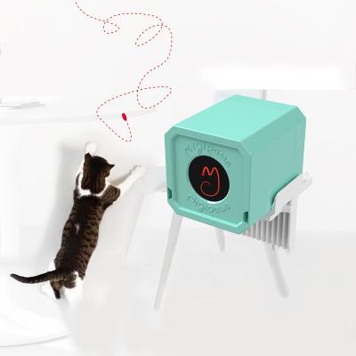 China Viable Funny Automatic Electronic Toys Cat Laser Teasing Chaser Interactive Training Pet Cat Toys for sale