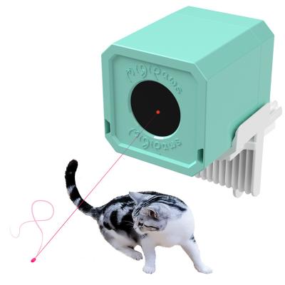 China Interactive Pet Cat Toy Infrared Laser Stick Automatic Cat Toys Electric Viable Hot Sale for sale