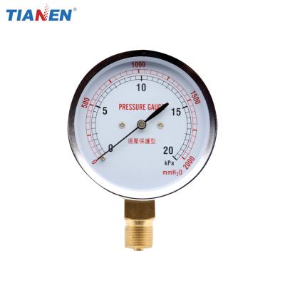 China Hpb59-1 YE-75 75mm capsule pressure gauge for measuring very low pressures for sale