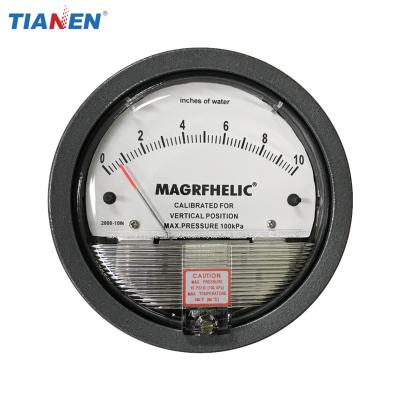 China 0-10 inch water pressure difference gauge TEA2000 inwc for sale