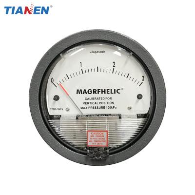 China TEA2000 kilopascals 0-3Kpa differential pressure gauge for sale