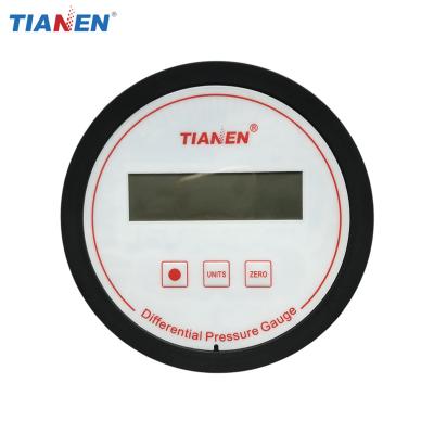 China Battery Type Differential Pressure Plastic Case Digital Gauge for sale