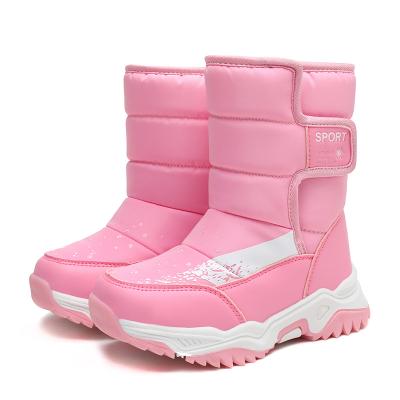 China Winter Anti-slippery Waterproof Shoes For Kids, Custom Made Kids Winter Boot, New Design Fur Snow Boot for sale