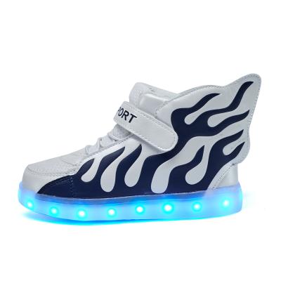 China 2019 Wholesale Autumn Kids Anti-slippery Girls and Boys Led Lightning Sports Sneaker Kids Led Shoes for sale