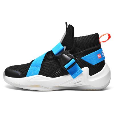 China 2021 Fashion Trend Good Quality Hot Sale Men Sport High Top Basketball Shoes Fashion Boy's Sneakers High Top Basketball Shoes for sale