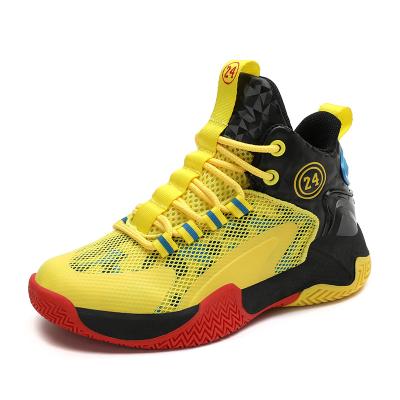 China EVA Child Boy's Black Basketball Sneaker, New Style Basketball Shoe, Custom Kids Basketball Shoes for sale