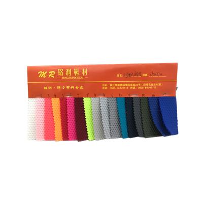 China Polyester Spandex Air Layer Fabric Antistatic Wholesale Knitted Fabric For Shoe for sale