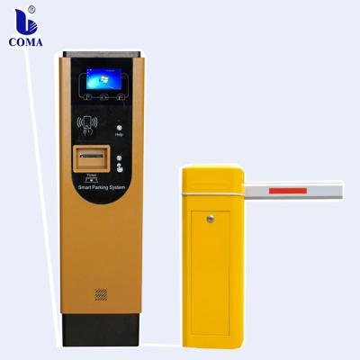 China IC Card Parking Management System Ticket Dispenser Scanner Machine With Manual Pay Station for sale