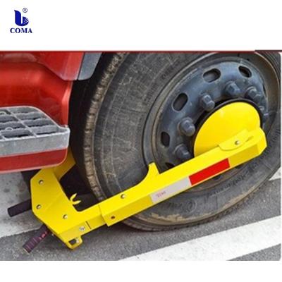 China Parking lot factory price trailer car wheel lock security tire anti-theft wheel clamps for sale