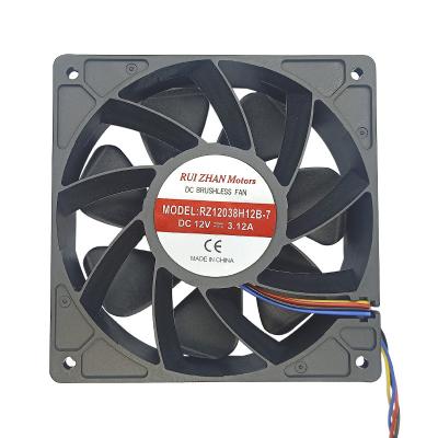 China Premium quality trusses fan 120mm 12038 cooling fan 6000 rpm for s9 for sale