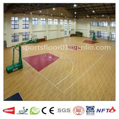 China Indoor Sports Flooring / Basketball / Volleyball / Badminton / Table Tennis Flooring Price for sale