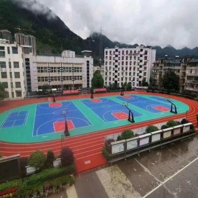 China Eco-friendly Polypropylene Portable Interlocking PP Anti-Slip Cushion Shock Material Sports Flooring Basketball Court for sale