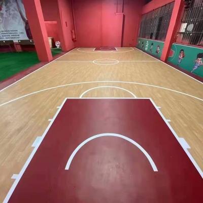 China Modern Sport Court Anti-Slip Polypropylene Suspended Banded Flooring Exterior PP Plastic Interlocking Flooring (FL0001) for sale