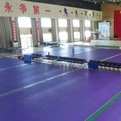 China Anti-scratch PVC Dance Hall Vinyl Flooring Sports Flooring for sale