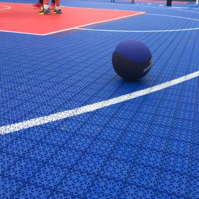 China Increase cushioning over 30 percent ITF certified PP interlocking sports flooring for sale