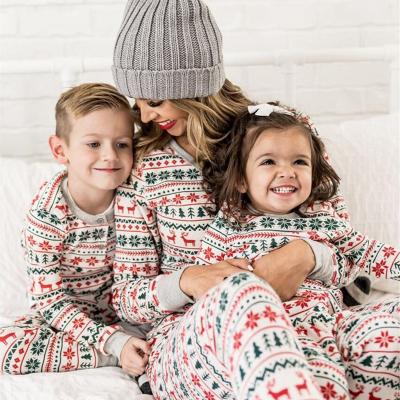 China Family Breathable Pajamas Matching Sets Winter Pijamas Christmas Christmas Pajamas For Family for sale