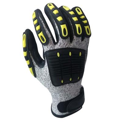 China High Quality Anti-Cut Level 5 Mechanic TPR Diving Glove For Spearfishing for sale