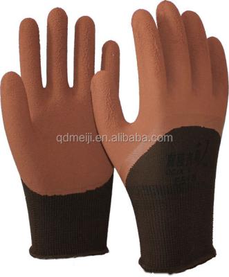 China 3/4 Latex Foam Garden Glove Nylon Palm Coated Latex Coated Work Gloves 10