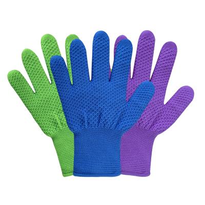 China Work Gloves Hand Protective Knit Gloves Can Customize To Color High Elasticity Polyester Spandex Hot Popular Gloves Anti Slip Wearable Gloves for sale