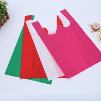 China Recyclable High Quality Promotional Custom Tote Eco Friendly Reusable Non Woven Shopping Bag for sale