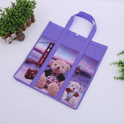 China Recyclable Reusable Polypropylene Tote Laminated Shopping Promotional Non Woven Women's Tote Bag Wholesale for sale