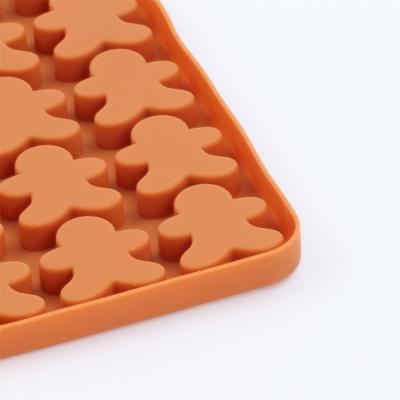 China Viable Homemade DIY Cake Chocolate Humanoid Cake Mold Silicone Food Grade Silicone Mold for sale