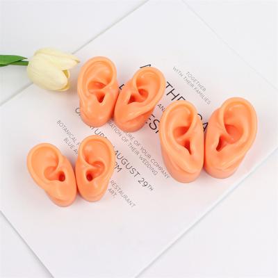 China Factory Hot Selling Realistic Soft Silicone Model Realistic Soft Silicone Ear Ear Teaching Product Ear Studs Earphone Sample Human Effect Supplies Display Tools for sale