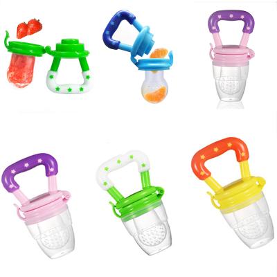 China Wholesale Temperature Resistant Food Temperature Resistant Nibbler Fruit Feeder Silicone Baby Infant Pacifier for sale