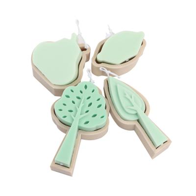 China Sustainable Household 3D Tree Candle Mold Silicone Fruit Candle Mold Suitable For DIY Factory Handmade Candle Mold for sale