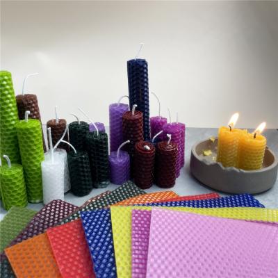 China New Scented Scented Candles DIY Handmade Colorful Scented Candles 1 Set Scented Honeycomb 12 Candle Pad for sale