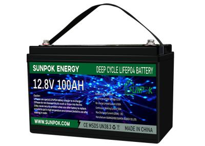 Cina 100Ah batteria profonda del motore di Marine Battery Lithium Bluetooth Trolling del ciclo da 12 volt in vendita