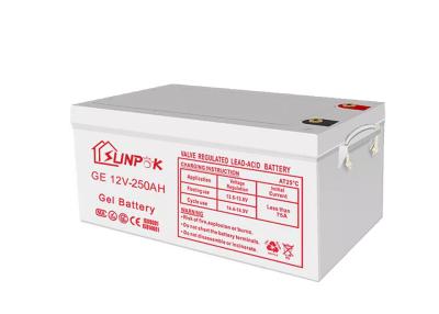 China Off Grid Inverter 12V Gel Battery 100Ah Capacity 1600A Max Discharge 0.25 MΩ Resistance Te koop