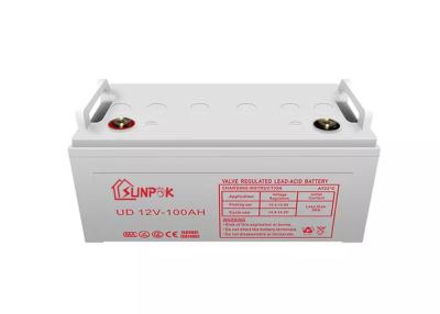 China 50Ah 100Ah 150Ah 12V Gel Battery Solar Energy Storage With Sunpok Te koop