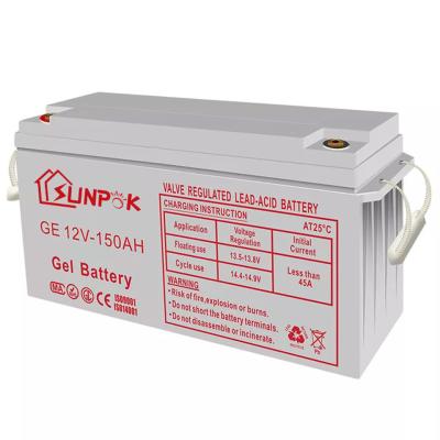 China Subpok Rechargeable Deep Cycle Solar Gel Battery 12v 250ah 200ah 100ah Deep Cycle Gel Battery zu verkaufen