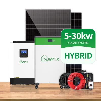 China MPPT Solar Inverter Power System 3000W 5000W 8000W 10000W  Hybrid Inverter With Lithium Ion Battery zu verkaufen