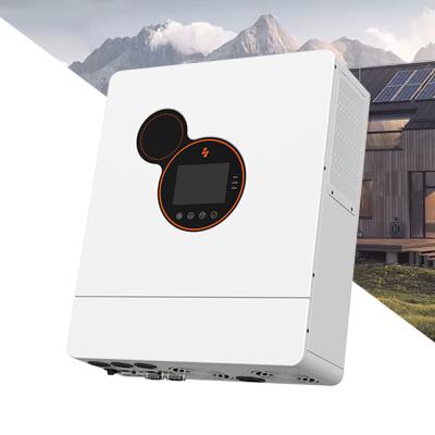 China 8.2KW 10.2KW DC 220/230V AC Pure Sine Wave Solar Double MPPT On/Off Grid Solar Hybrid Inverter Te koop