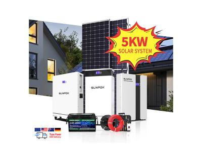 Chine Système d'énergie solaire pour la maison hors réseau Ensemble complet 5 Kw 10kw 15kw Système d'énergie solaire hors réseau à vendre