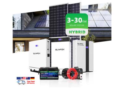 China Off Grid Solar Energy Systems For Home 5kw 10 Kw Hybrid Solar Energy System Battery for sale