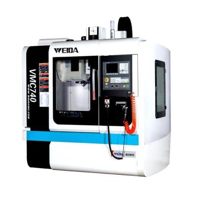 China VMC740 Machinery Repair Shops China Supplier WEIDA 3 Axis BT40 CNC Vertical Machining Center for sale