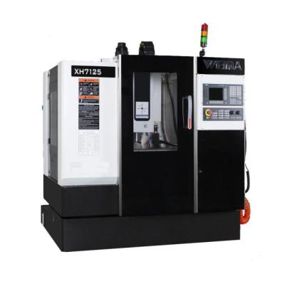 China Low Cost XH7125 Mini Vertical CNC Milling Machine With High Quality 10 Tools for sale