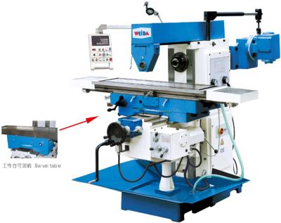 China Construction Material Shops XW6136 Universal Knee Type Milling Machine For Sale Kyrgyzstan Uzbekistan Philippines Malaysia Pakistan South Africa Turkey Peru for sale