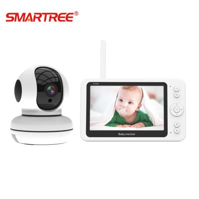 China 2020 Latest 5 Inch 1080P 2.0Mp Baby Monitor Camera Baby Nanny Camera Baby Security Camera for sale