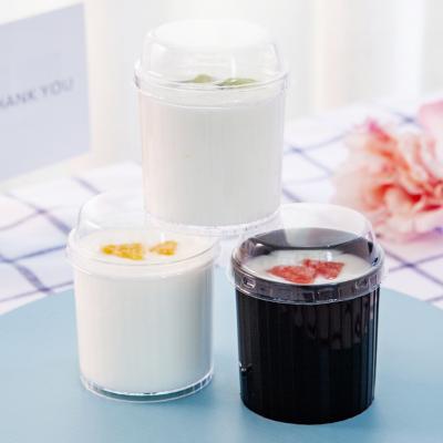 China Clear Plastic Dessert Cups Disposable Food Grade Dessert Plastic Cups Plastic Dessert Cups for sale