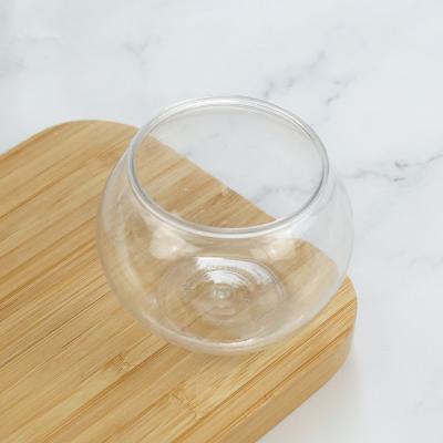 China Single Wall Creative Disposable Plastic Mousse Cup Pet Cake Dessert Dessert Tiramisu Transparent Cup for sale