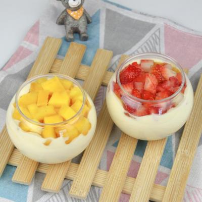 China Single Wall Disposable Plastic Creative Cake Dessert Cup Mousse Pet Tiramisu Dessert Cup Transparent Cup for sale